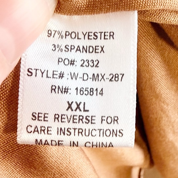 JLUXLABEL Bodycon Metallic Gold Maxi Dress, Fully Lined - Picture 15 of 16